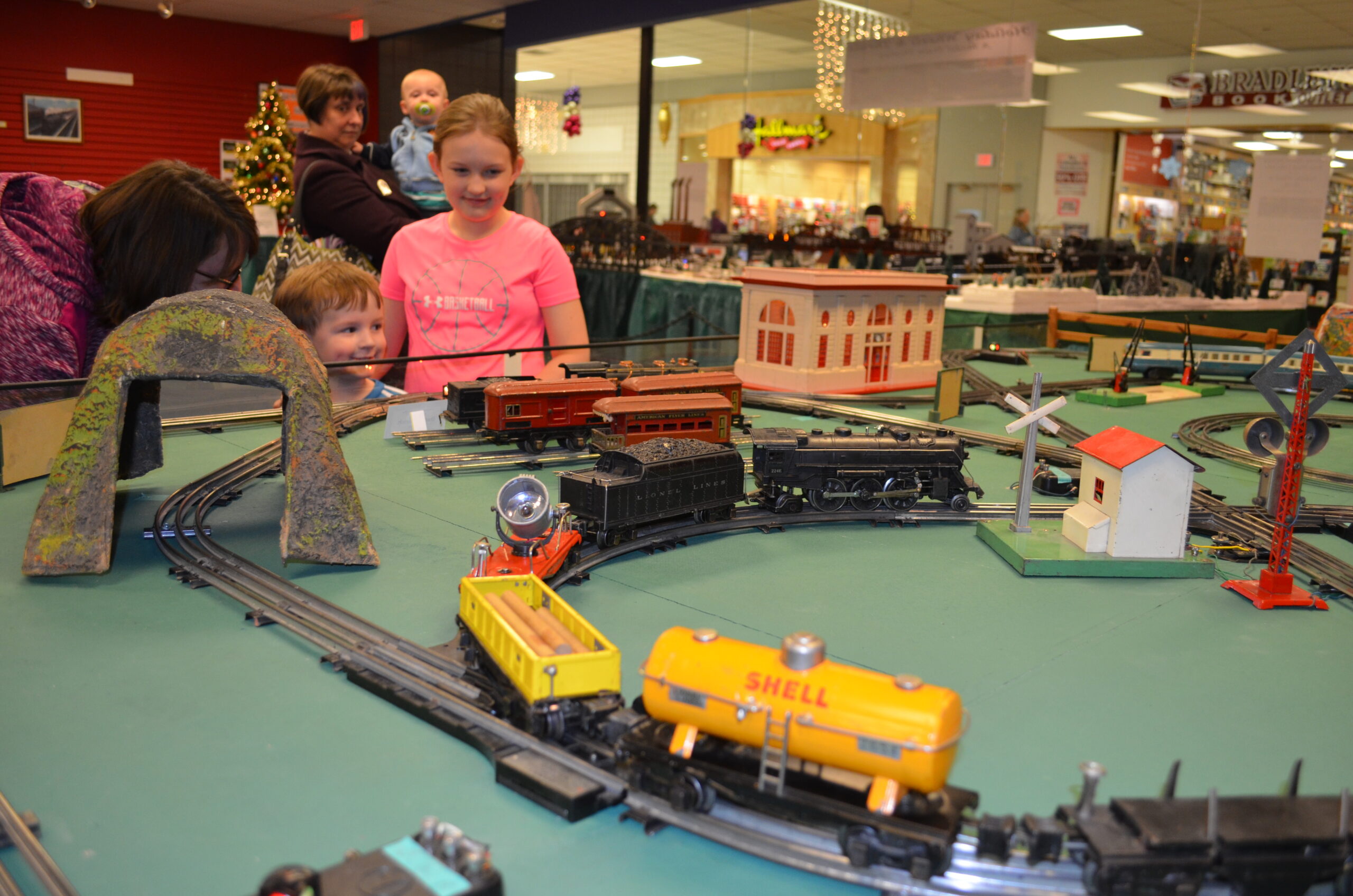 Holiday Wheels and Thrills Miniature Train Display