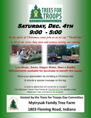 Trees for Troops Poster 2021