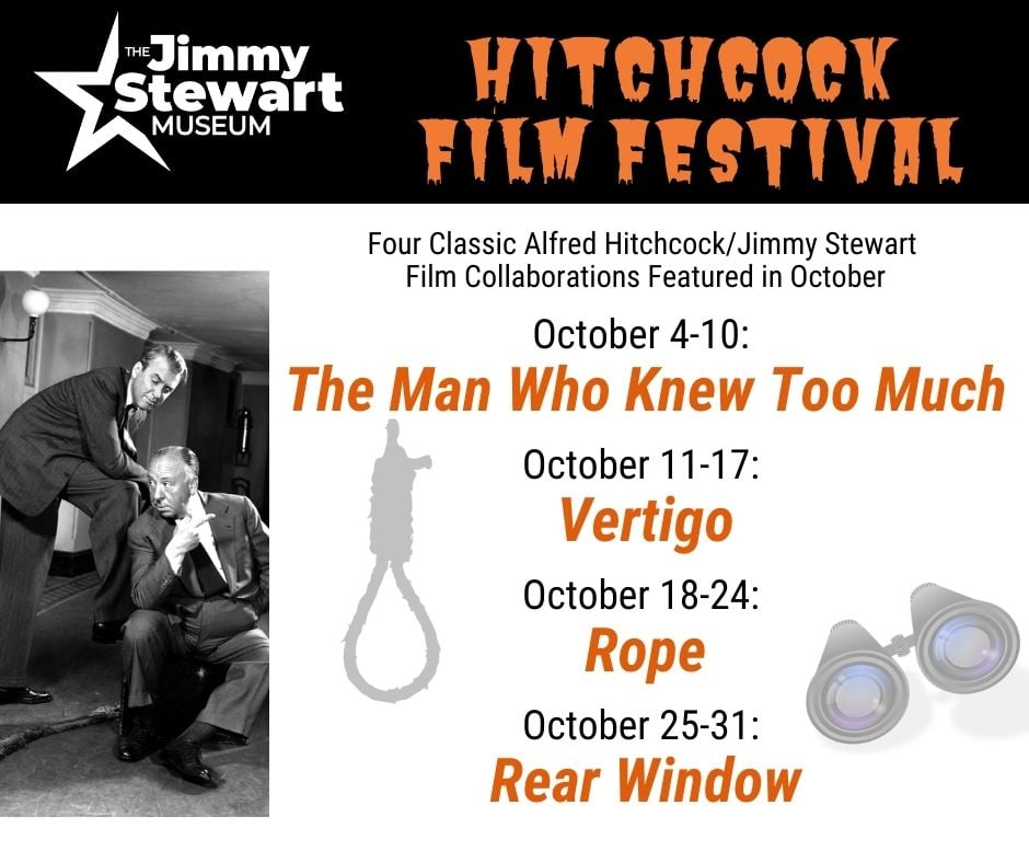 Jimmy Stewart Museum Hitchcock Film Fest